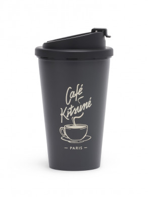 Maison Kitsuné coffee cup tumbler antracite 