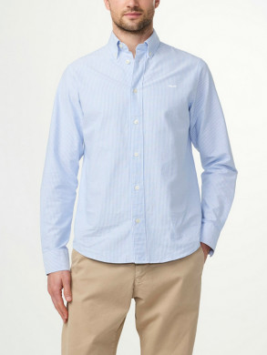 Colby bd shirt blue stripe 