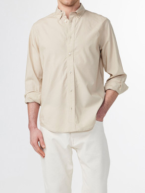 Colby bd supima cotton shirt wht pepper 