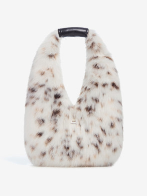 Colette snow leopard bag blanc multi 