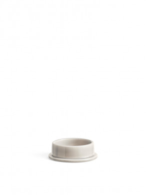 Column candleholder S light grey 