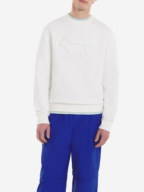 Contur fox patch sweatshirt off white 
