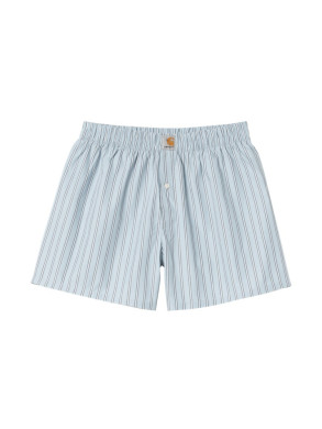 Cotton boxer grimsby blue stripe 