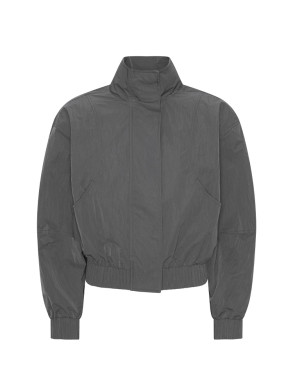 Crispy track jacket grey pinstripe 