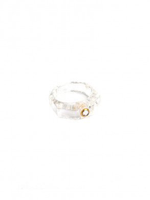 Be my lover transparent ring crystal 