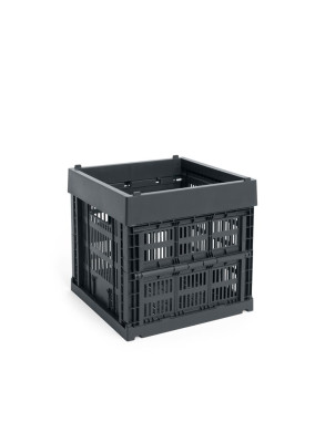 Colour crate cube charcoal 