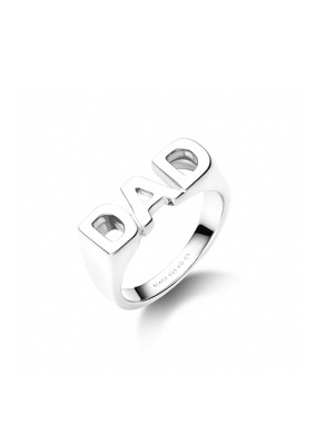 Dad ring silver 