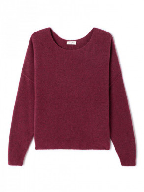 Dam 225 pullover raisin chine 
