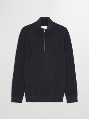Danny half zip pullover navy blue 