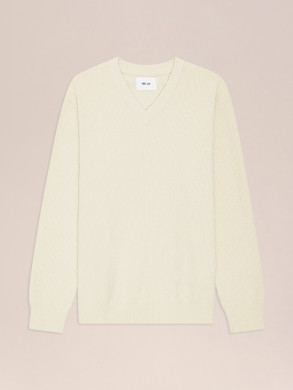 Danny v-neck pullover  ivory 