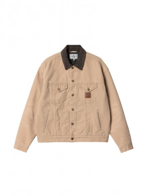 Dayton trucker jacket dusty brown 