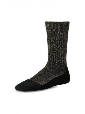 Deep toe capped socks black 9-12