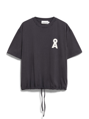 Drawstring t-shirt dark steel 