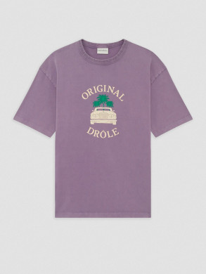 Drole car palms t-shirt lilac 