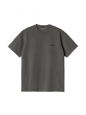 Duster script t-shirt black garment 