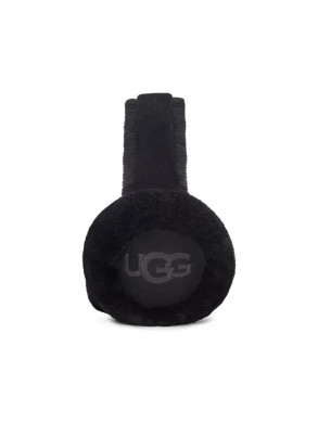 Sheepskin earmuff black OS