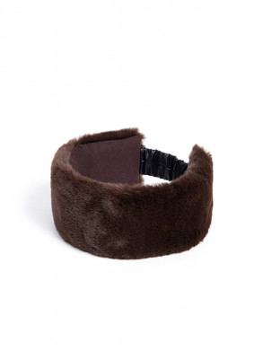 Eleni headband espresso 