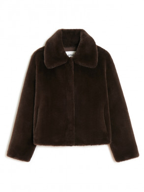 Elis short coat espresso 