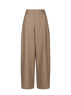 Essiall pinstripe pant taupe 