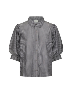 Etta stripe b shirt dark grey 