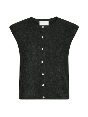 Everest knit vest antracit S