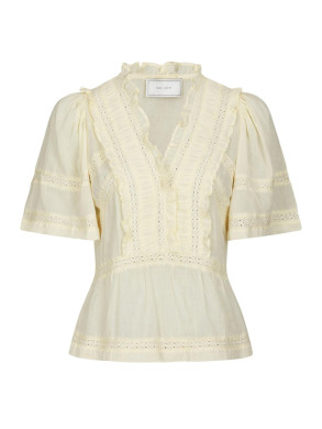 Evienne s voile top butter yellow 