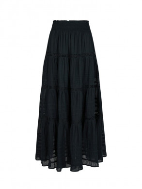 Felicia s voile skirt black M