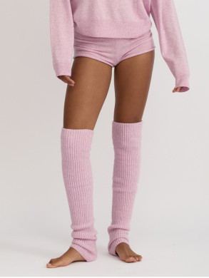 Fine knit shorts lavender mist 