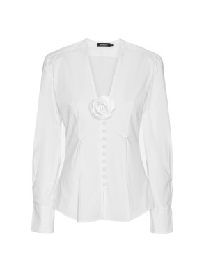 Fitted shirt bright white 