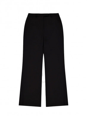 Flared trousers black 