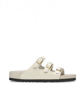 Florida fresh sandals ecru patent 