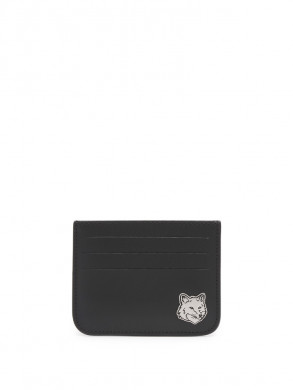 Fox head cardholder black 