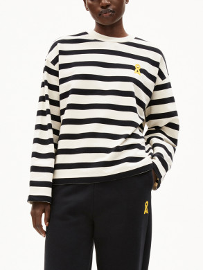 Frankaa bold iconic sweatshirt undyed black 