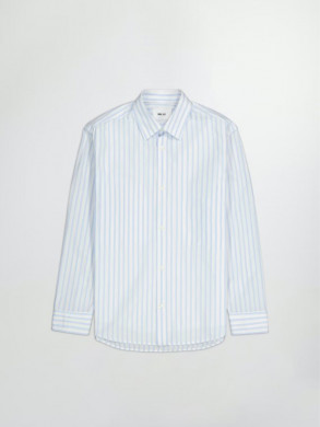 Freddy no pkt shirt aqua stripe 