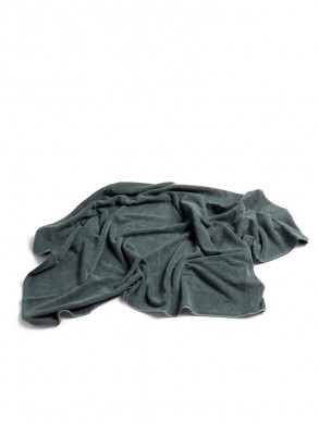 Frottee bath towel dark green OS
