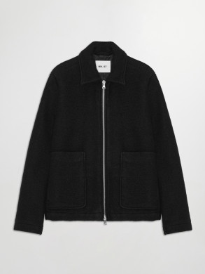 Gael wool jacket black 