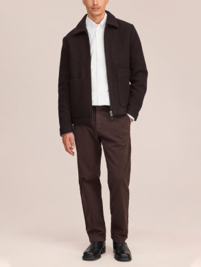 Gael wool jacket dusky port 