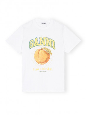 Basic jersey peach t-shirt white L