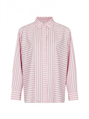 Gili multi stripe shirt lt pink 