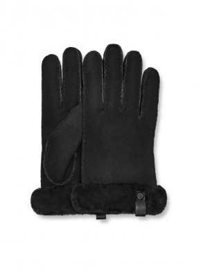 Sheepskin gloves black 