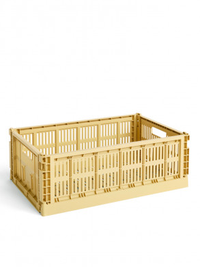 Colour crate L golden yellow 