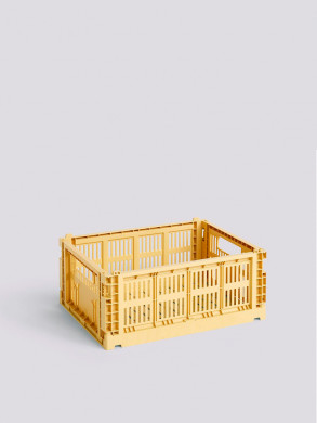 Colour crate M golden yellow 