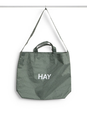 Grid crossover bag M green 