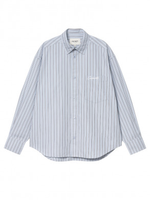 W ls grimsby shirt blue 