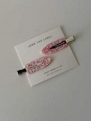 GRWM clips 2-er set blush dot 