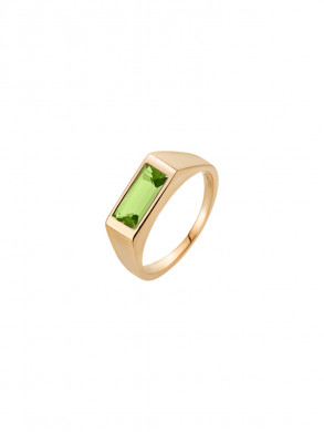 Harald ring green gold 