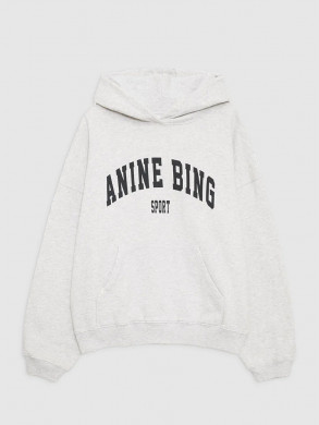 Harvey hoody heather grey L