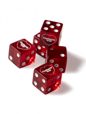 Heart dice set 
