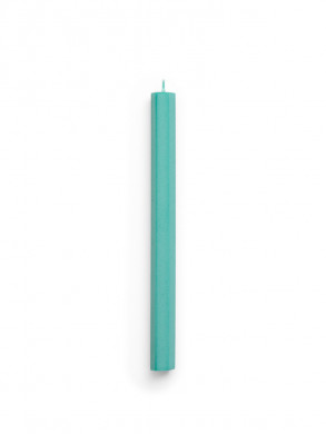 Hexagon candle emerald green 