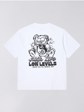 High bear t-shirt white garm washed 